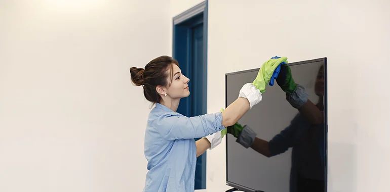 Professional office cleaning service project