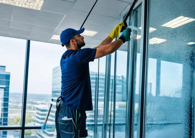 Professional window cleaning service